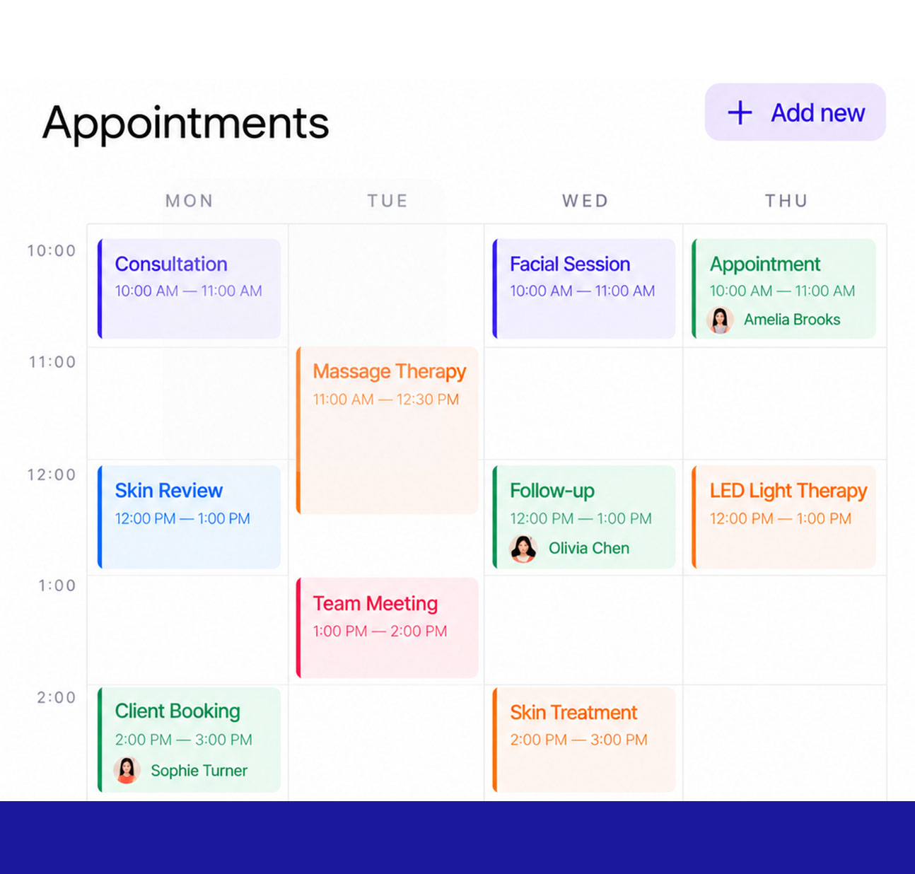 Calendar and Booking Management