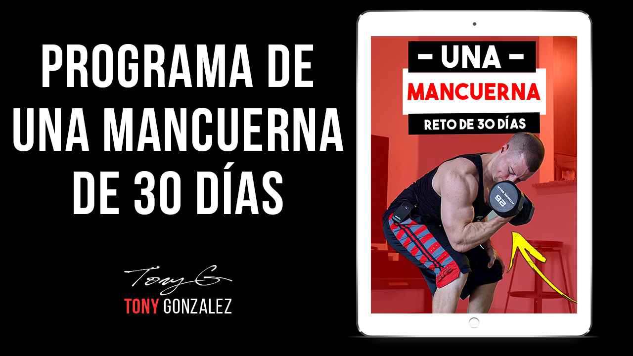 30 day one dumbbell program from at home with tony gonzalez fitness