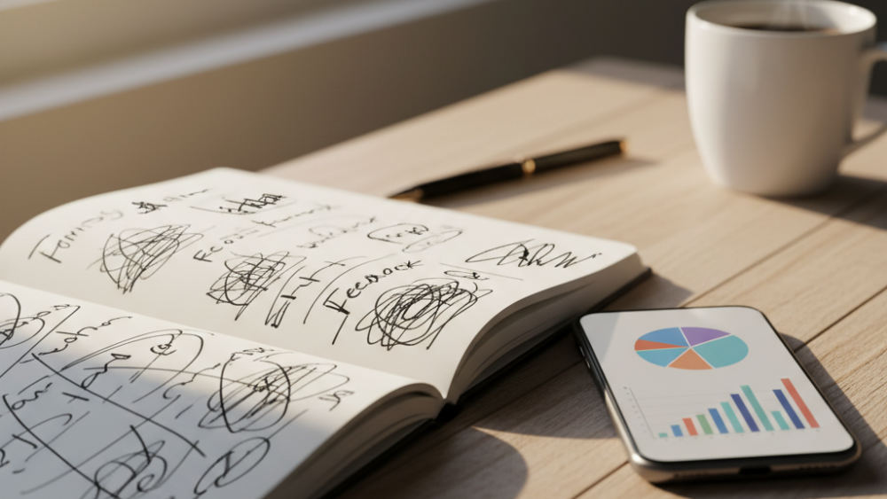 Customer feedback and survey data for market research