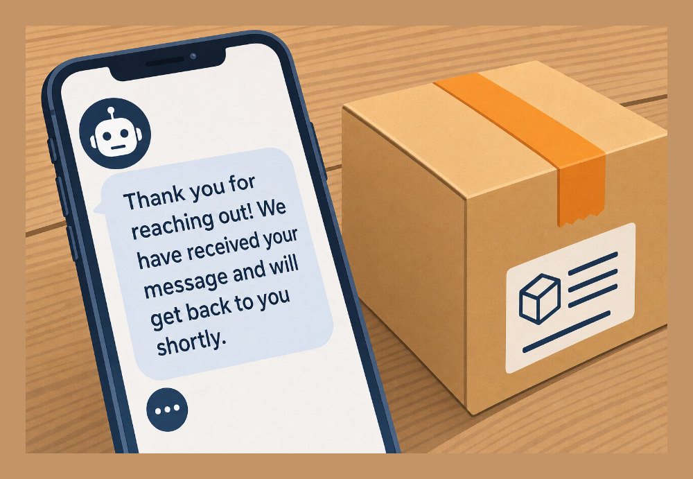 Automated business communication for small ecommerce stores.