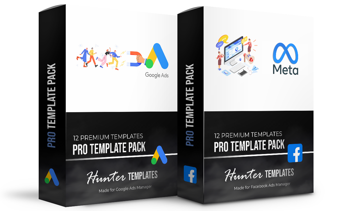 The Renown Hunter Google Ad & Facebook Ad Templates w/ 12 Templates