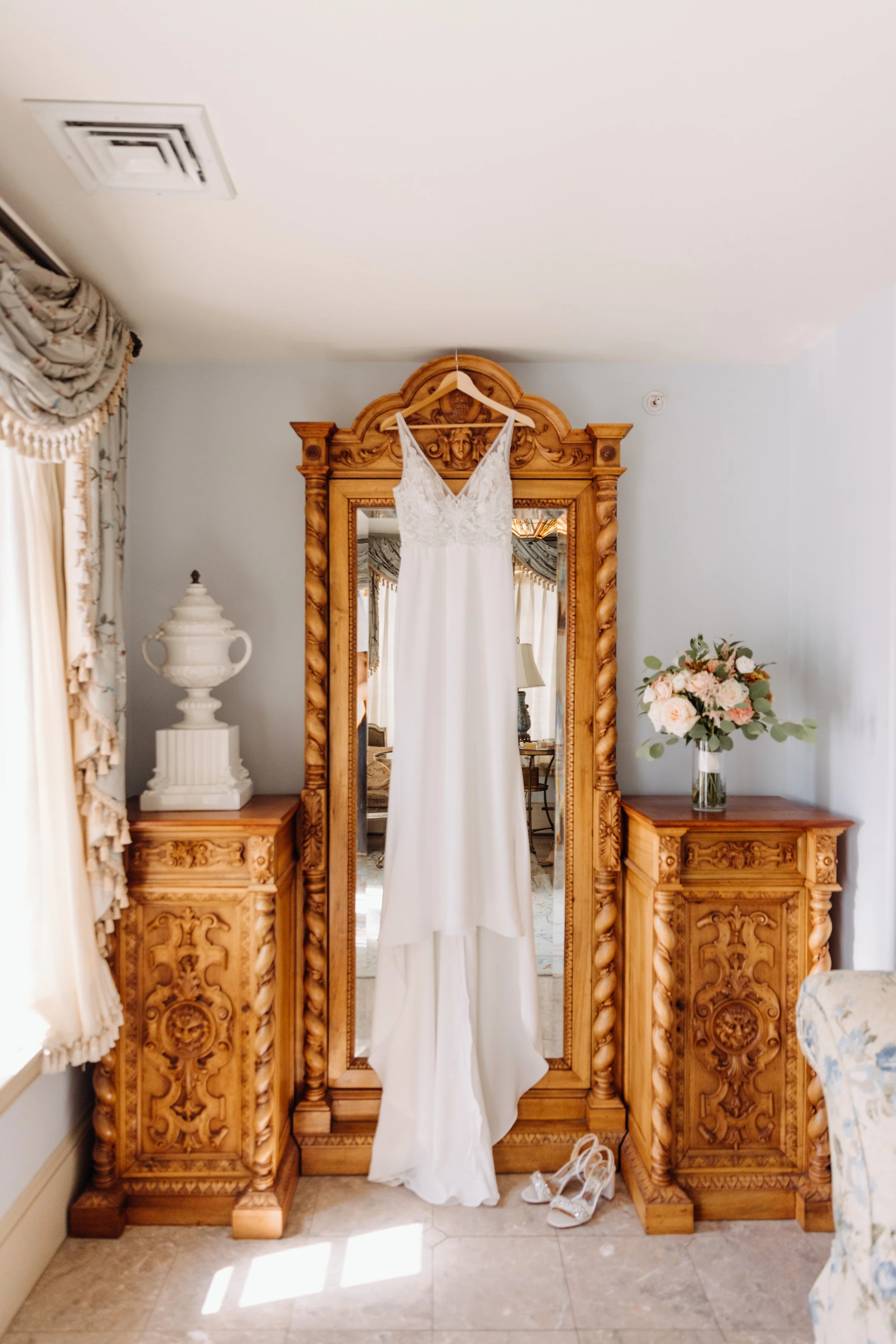 Bridal suite at Barley Sheaf Farm
