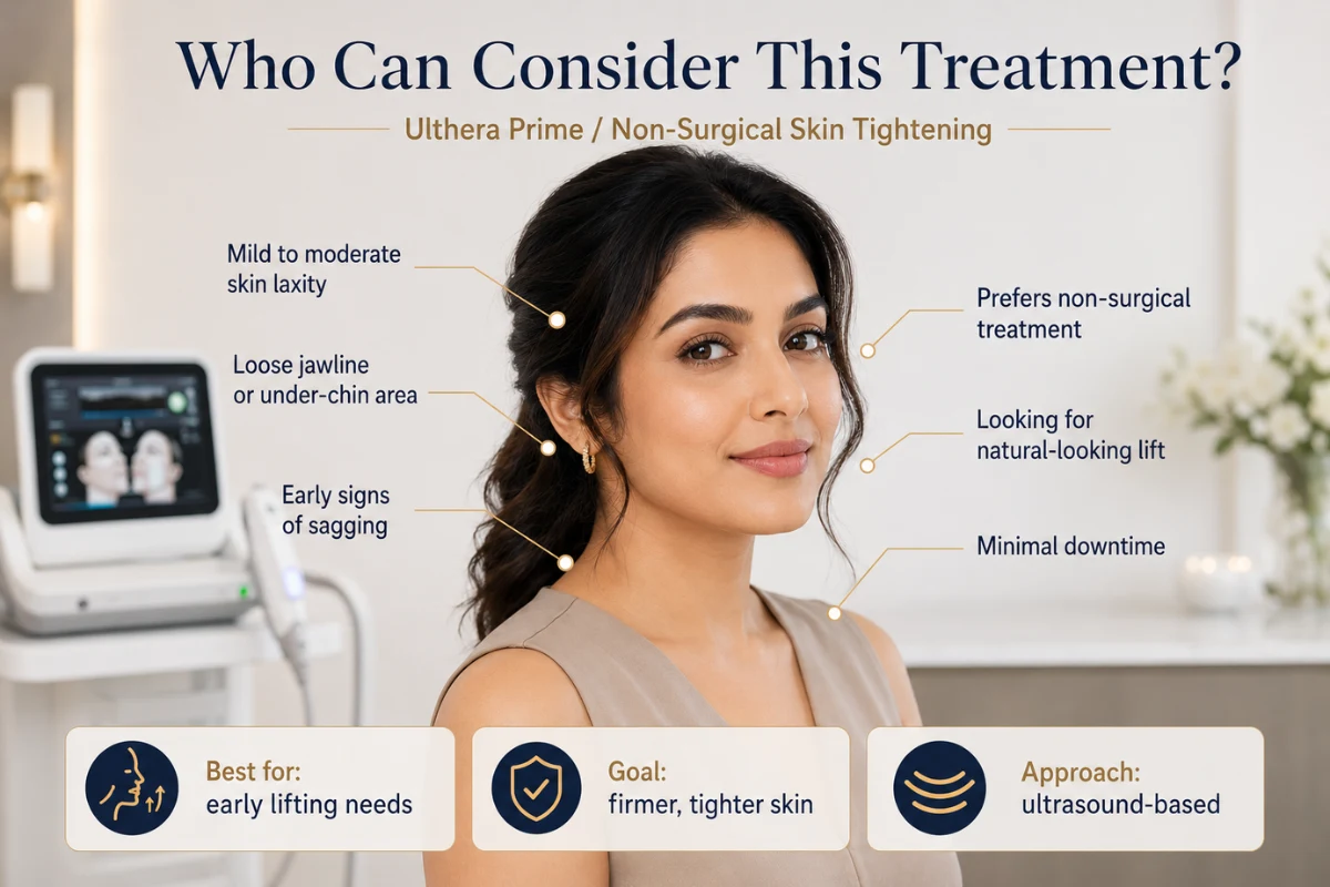 ulthera prime treatment is suitable for men and women