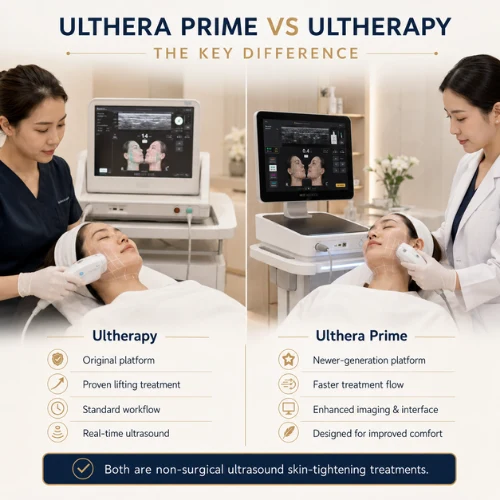 The Key Difference between Ulthera Prime vs Ultherapy: 