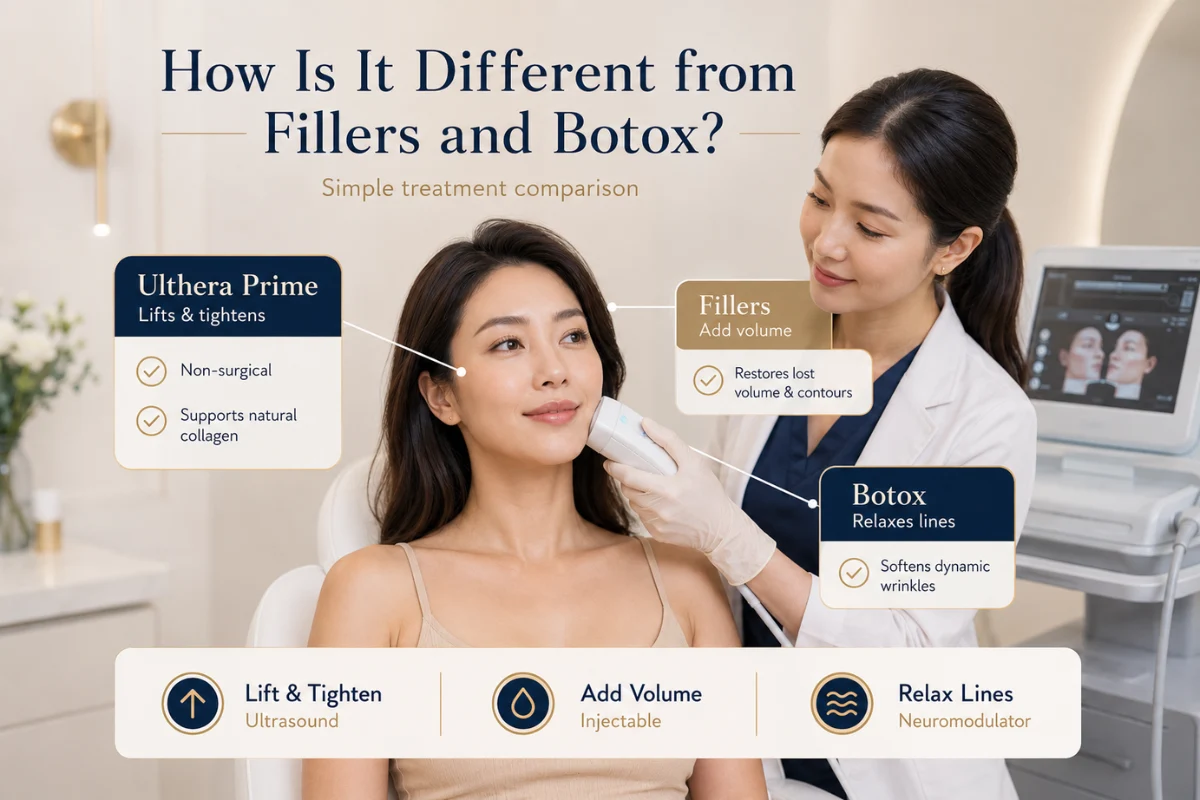 How ulthera prime Different from Fillers and Botox How ulthera prime Different from Fillers and Botox