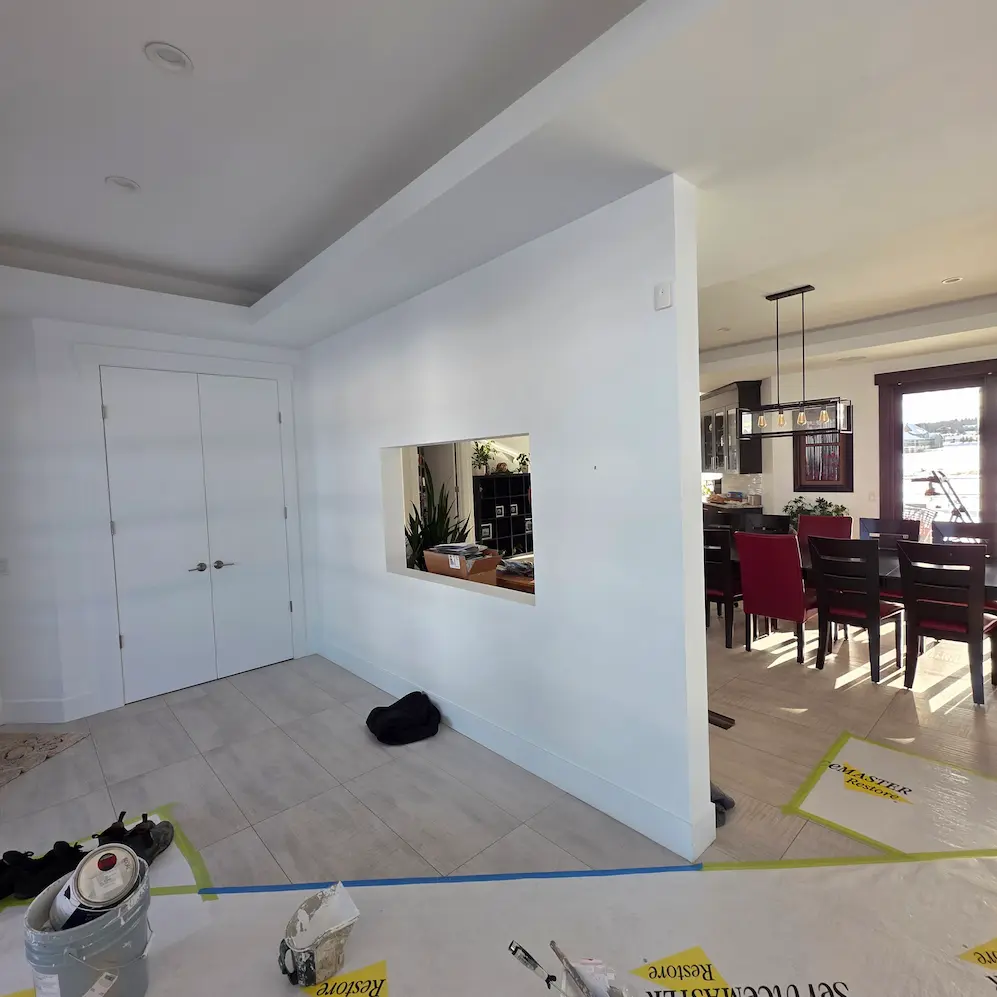 Calgary residential interior painting project