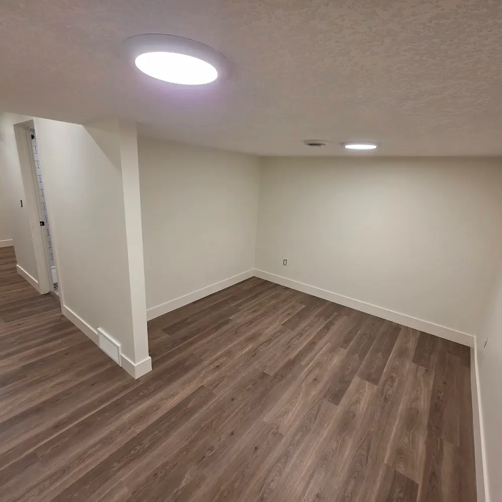 Interior wall painting project in Calgary
