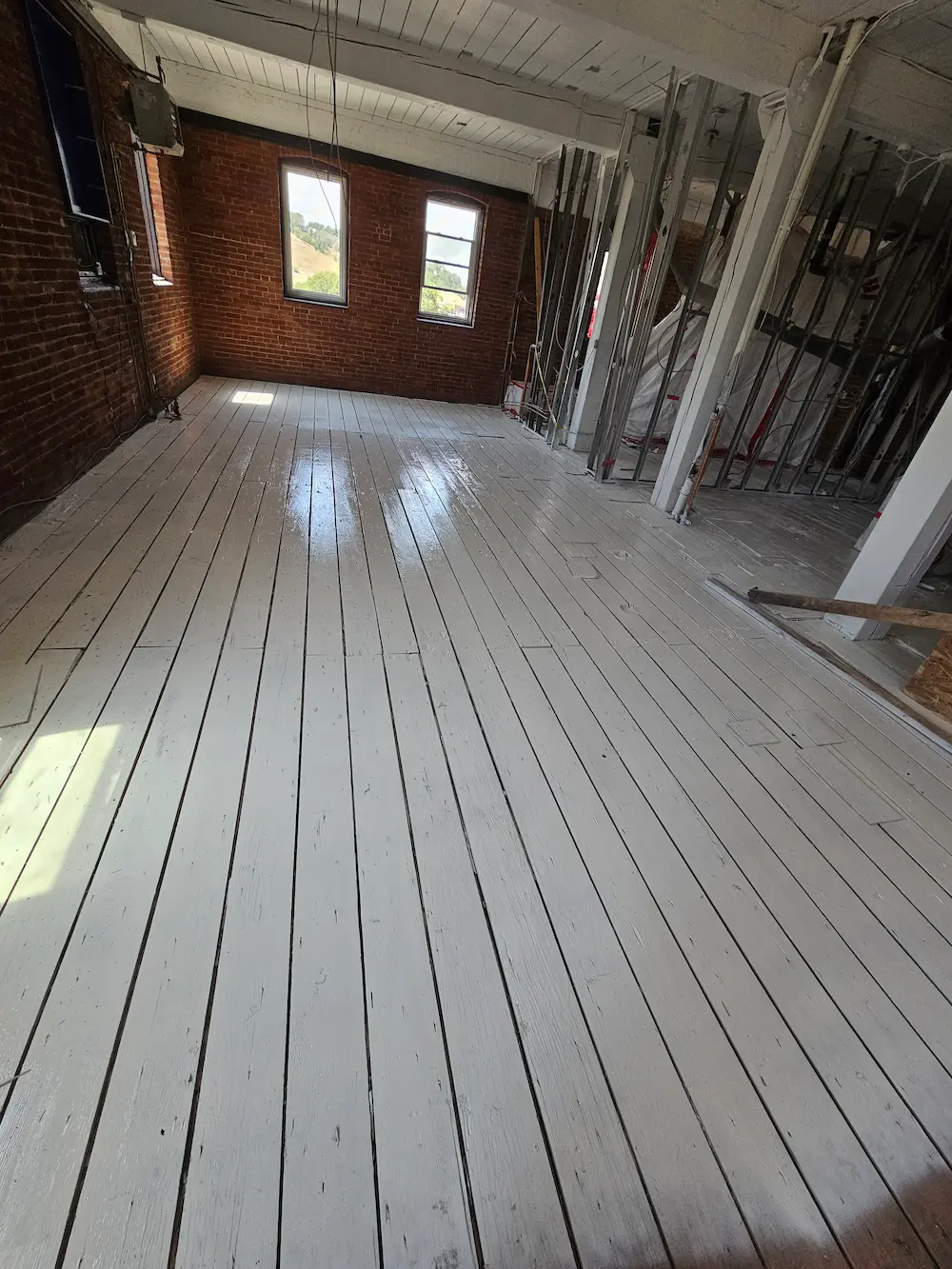 Commercial painting work completed in Calgary