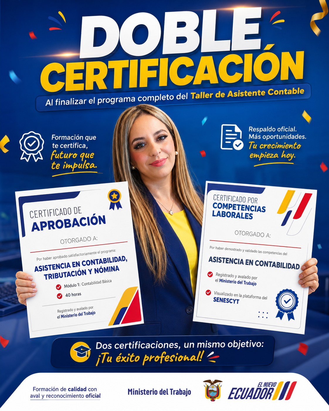 Rutas de certificación disponibles con ASOCEE