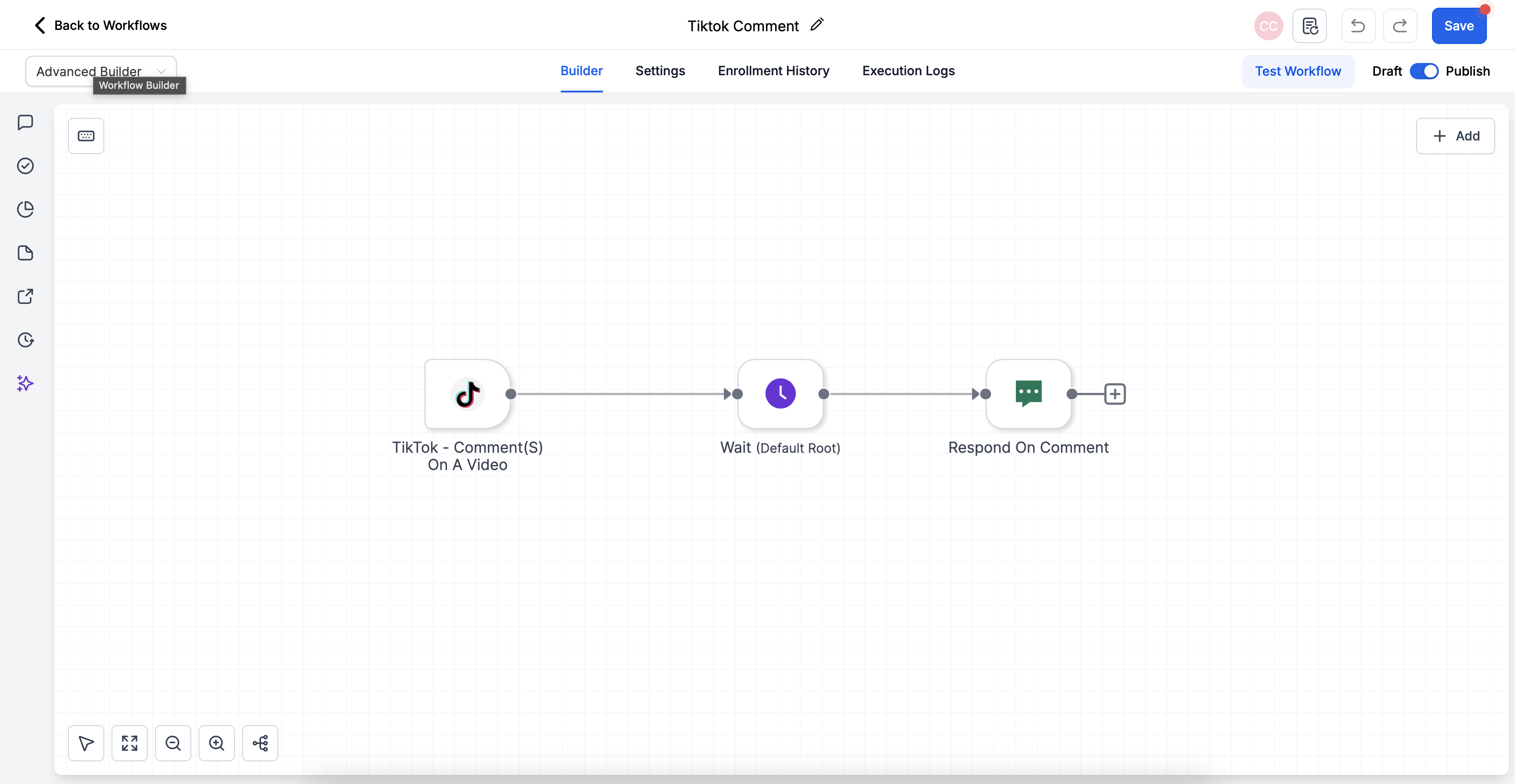 TikTok comment automation