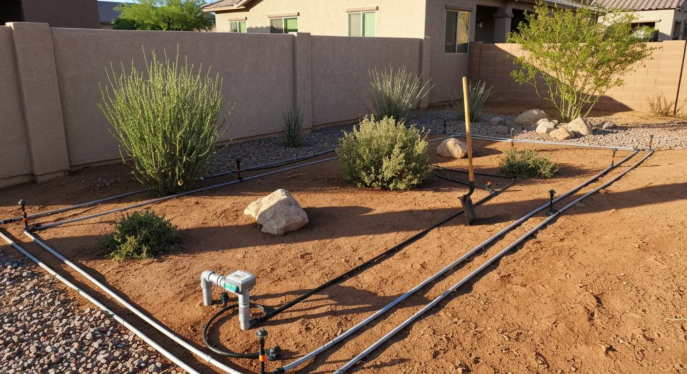 Irrigation system installation in Phoenix