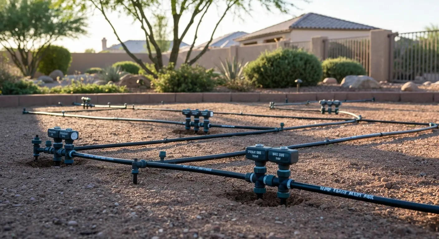 Drip irrigation installation
