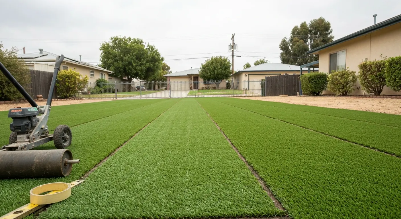 Artificial grass installation