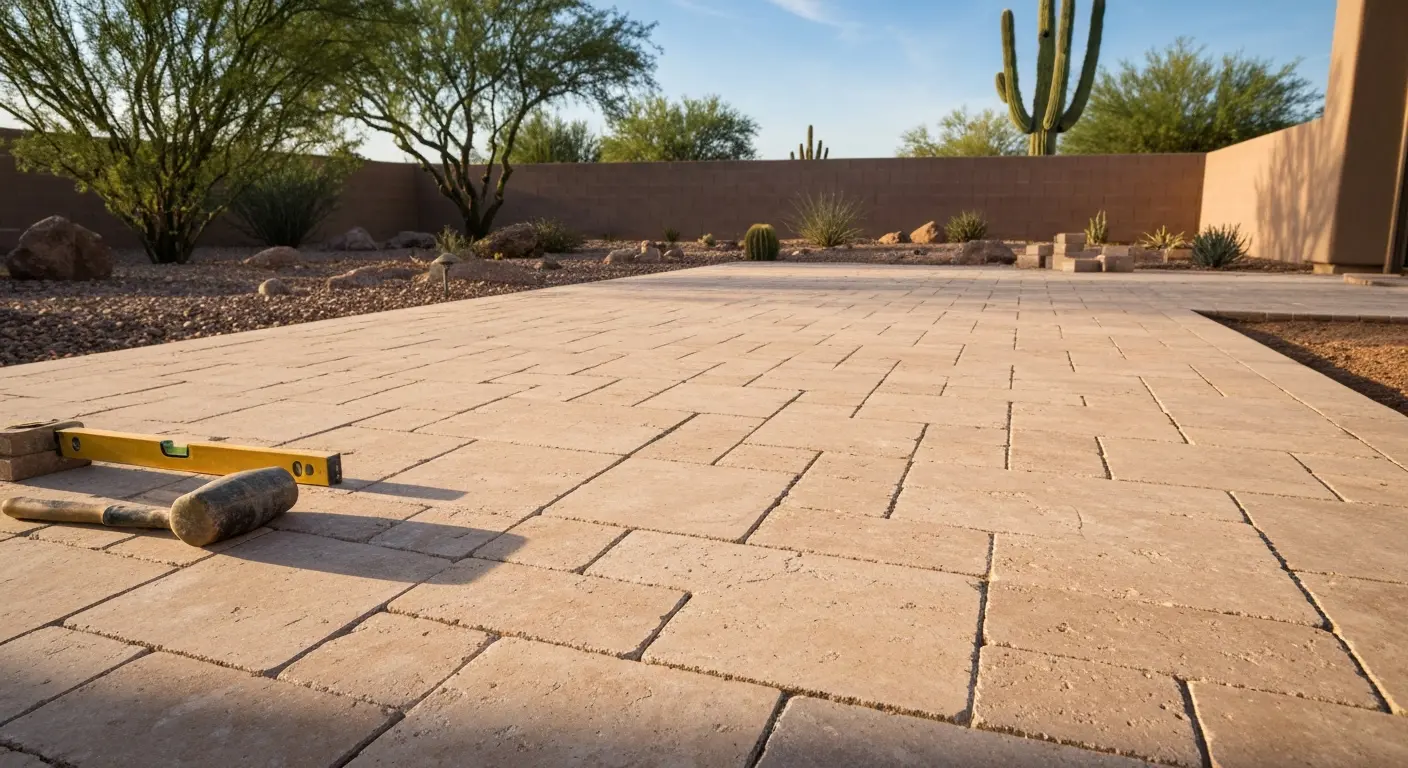 Hardscape and paver installation