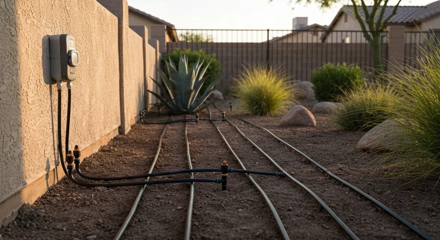 Smart irrigation system installation