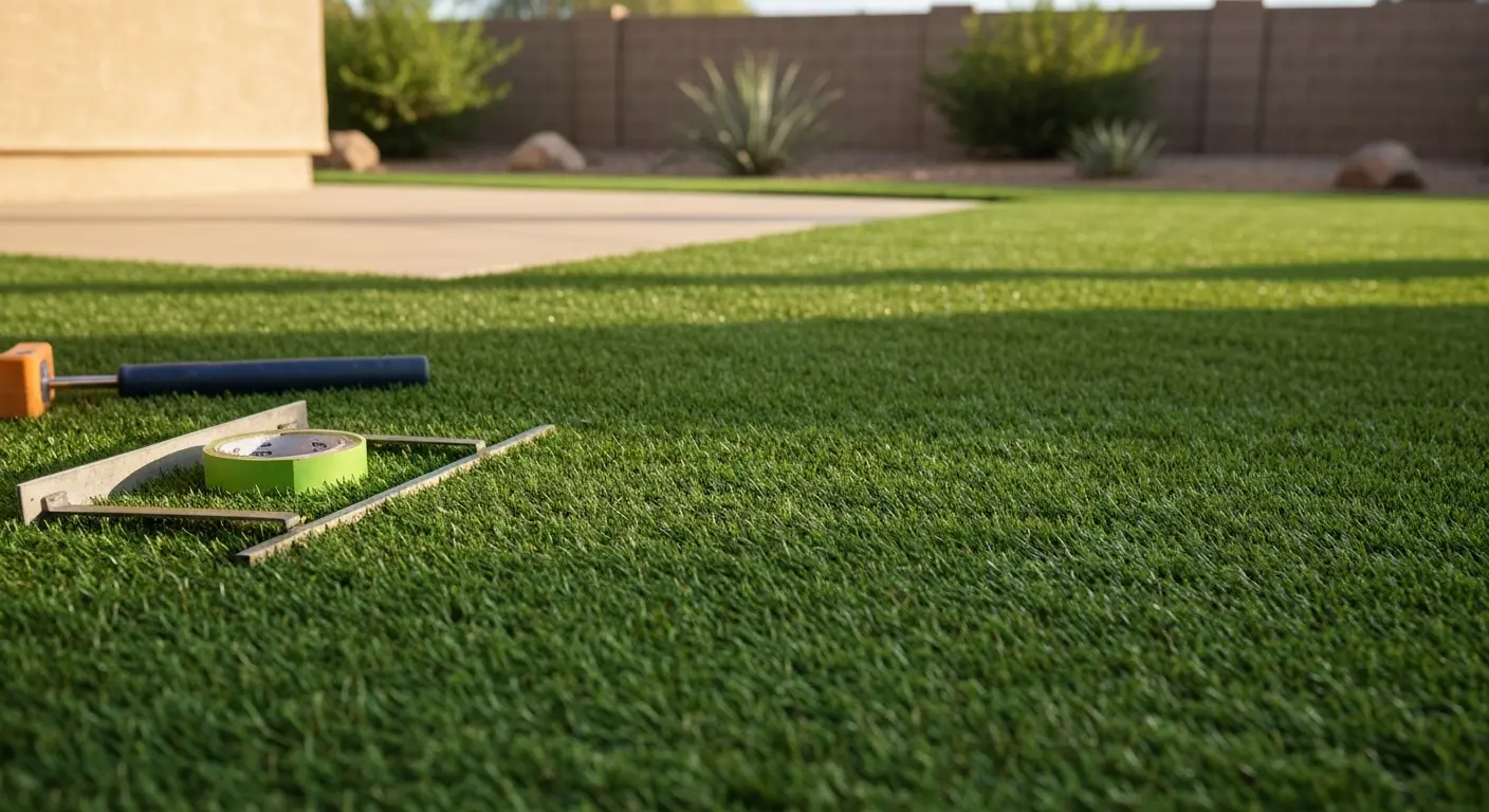 Pet-friendly artificial grass installation