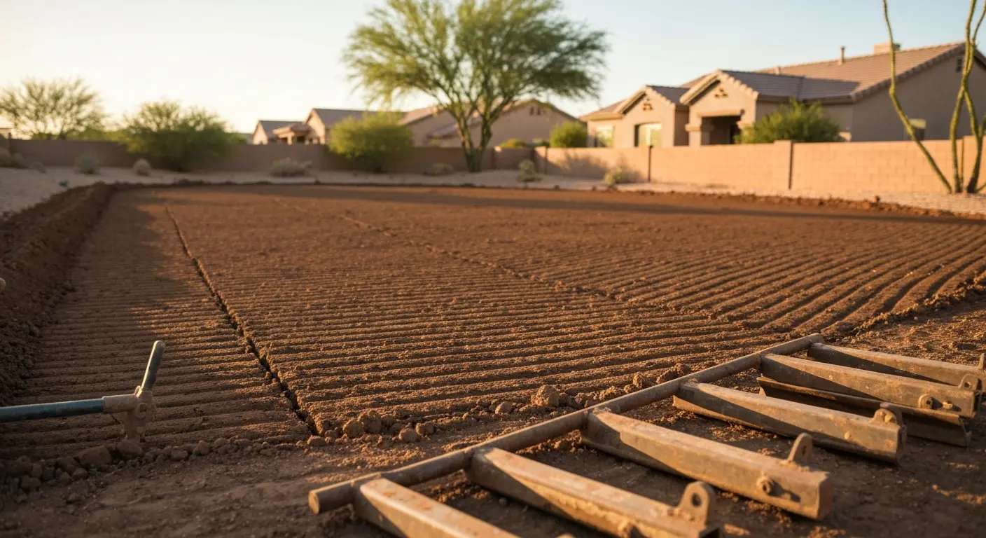 Soil grading and preparation work