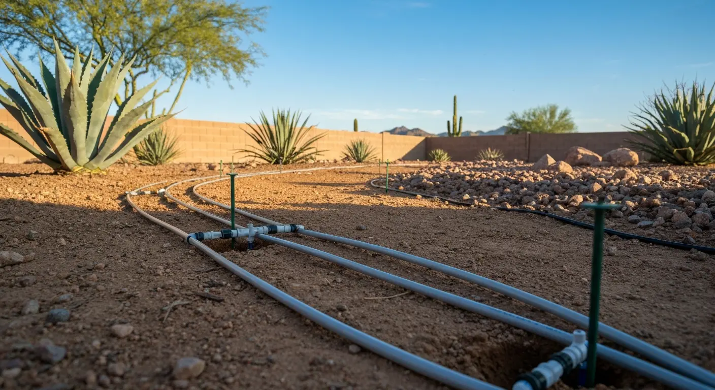 Irrigation system installation