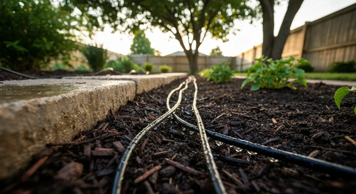 Drip irrigation installation