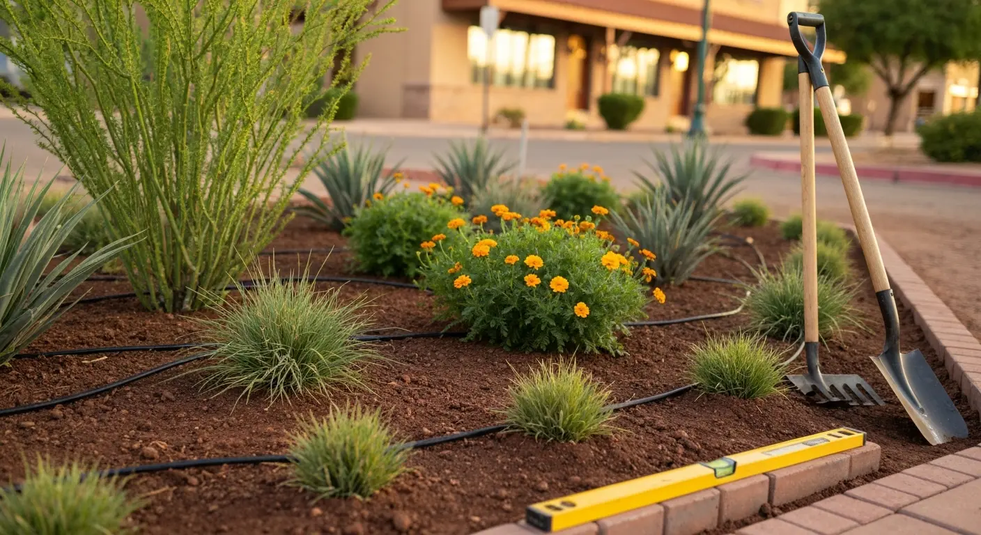 Desert plant installation project