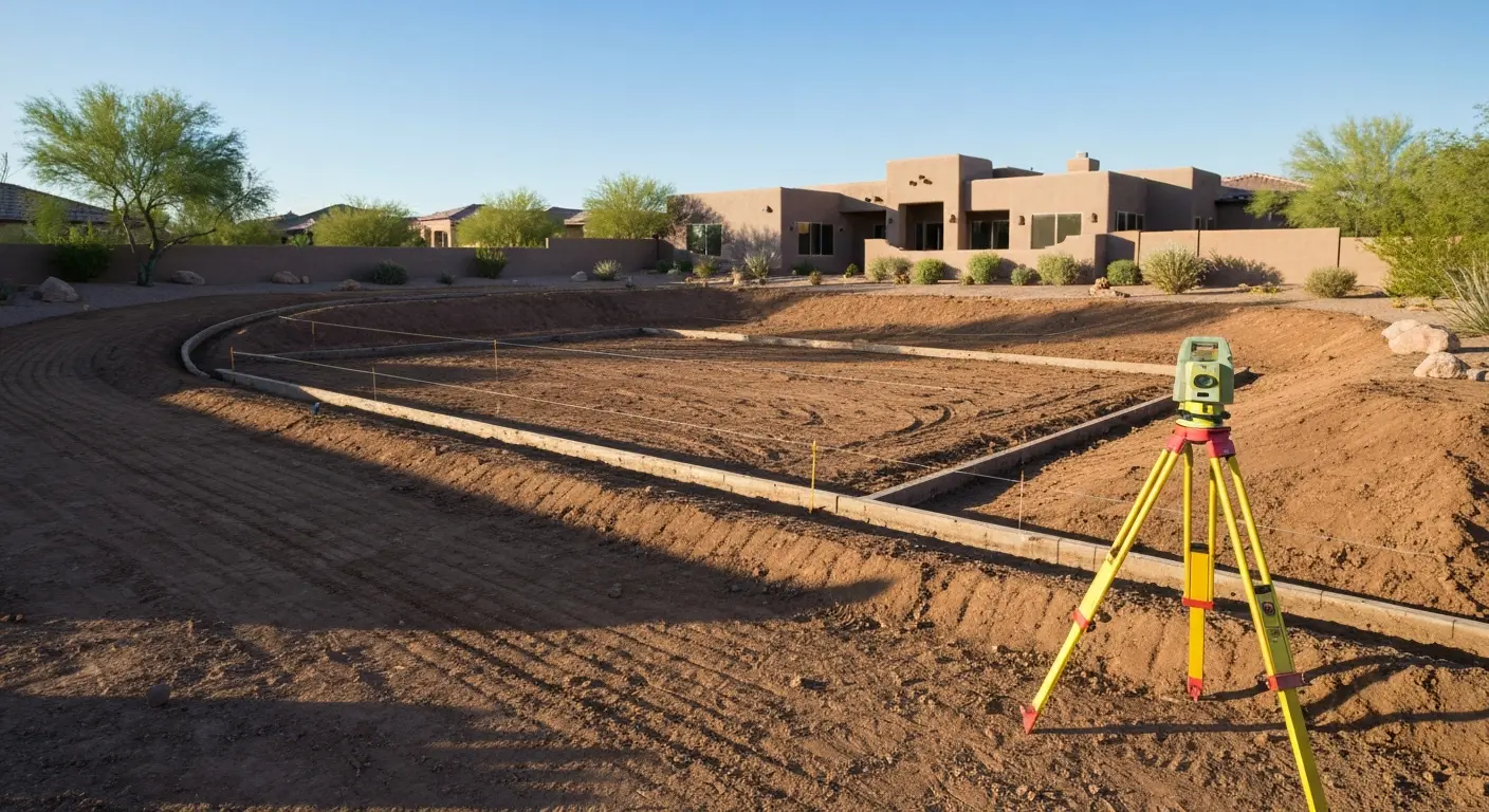 Site grading and preparation