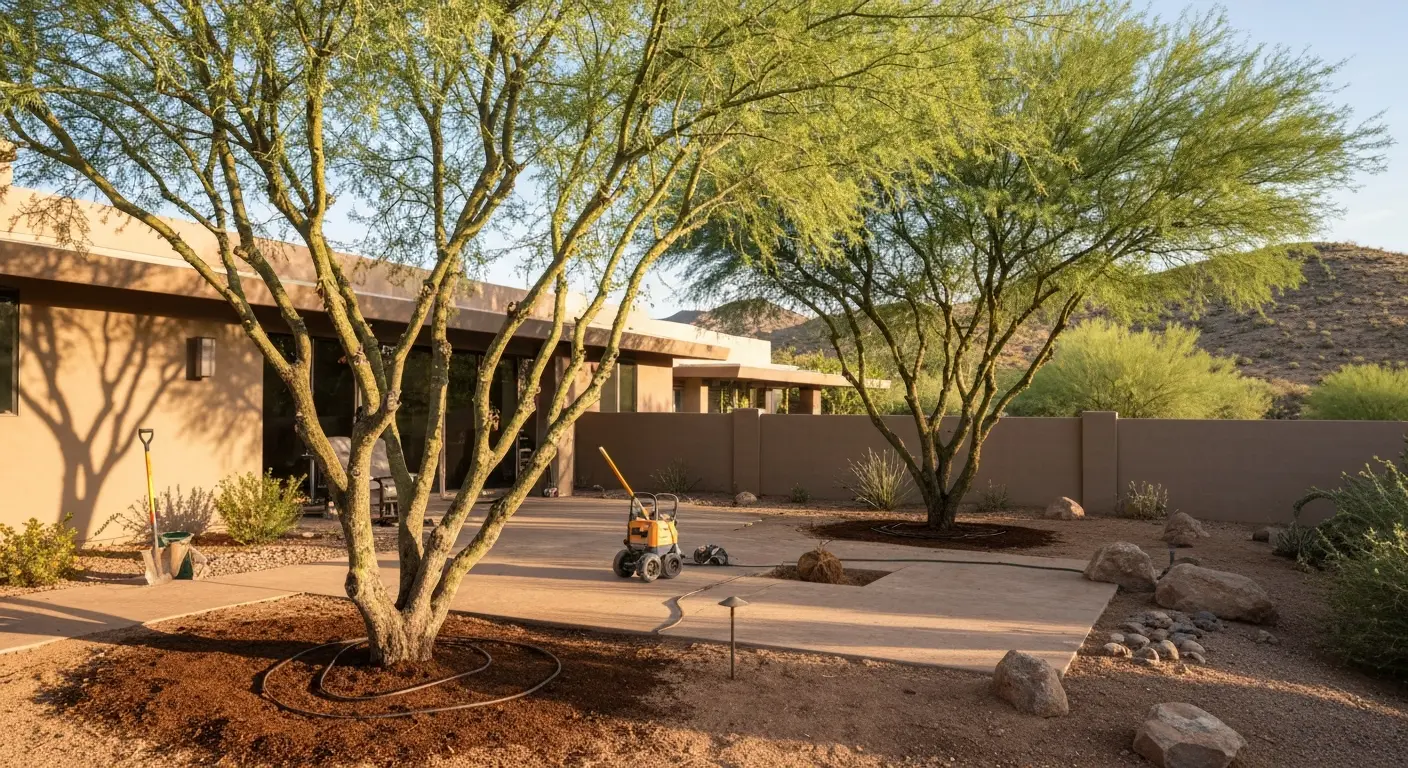 Tree and plant installation