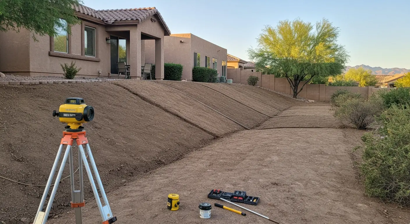 Landscape grading