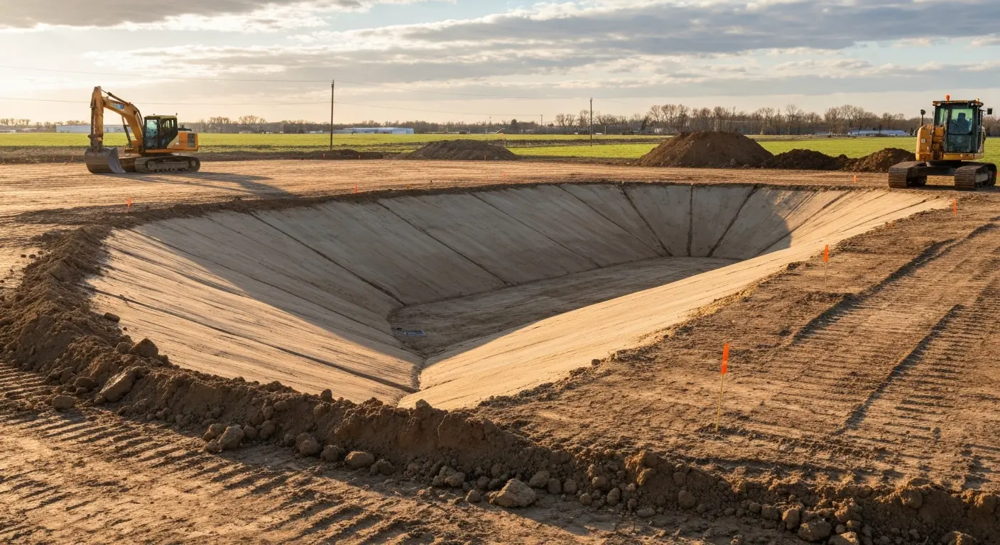 Commercial excavation and site preparation