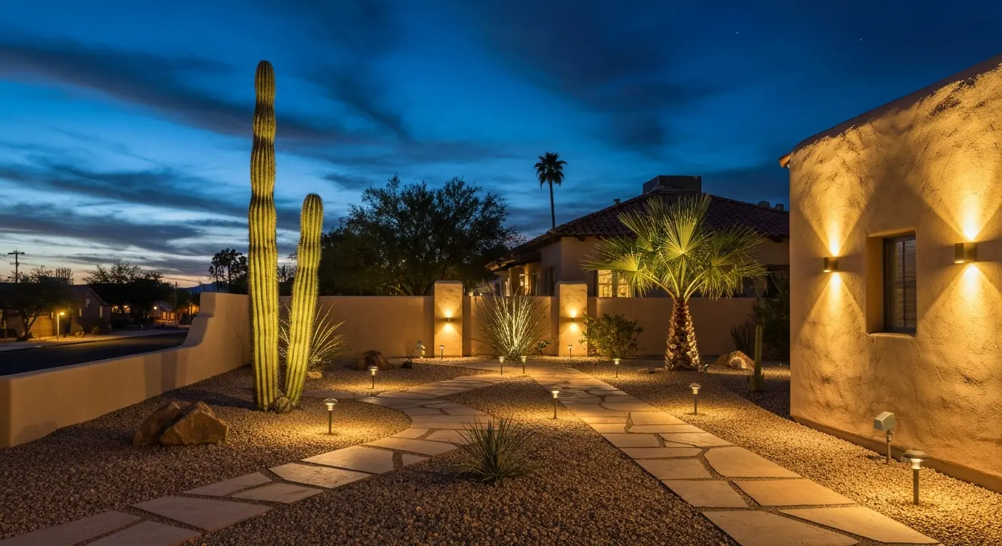 LED landscape lighting accent
