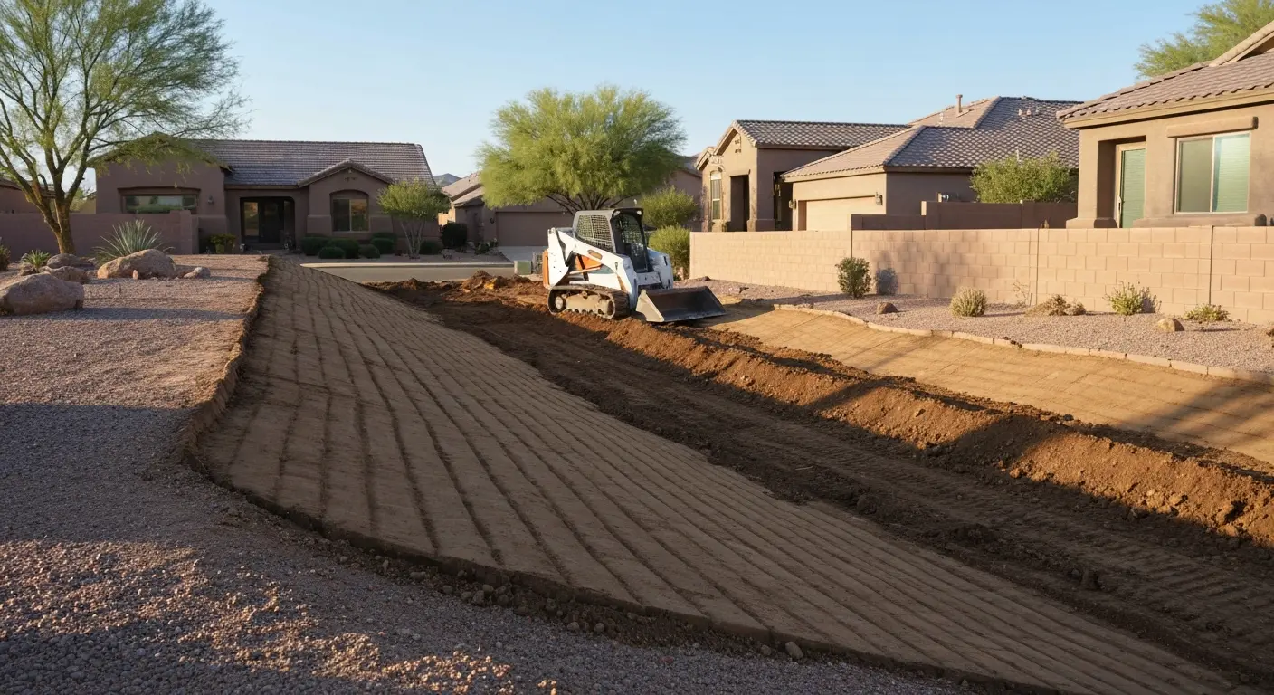 Grading and soil work in Peoria