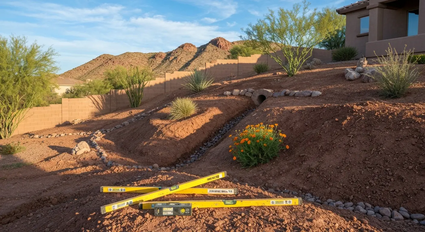Grading and landscape work