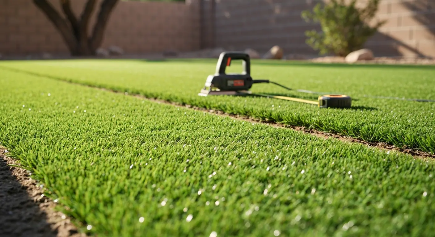 Artificial grass installation