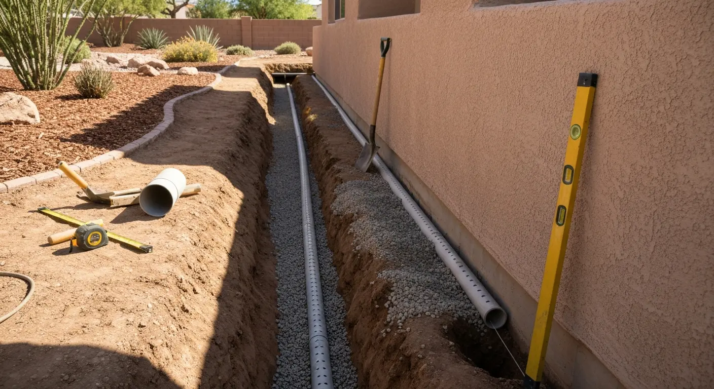 Foundation drainage system