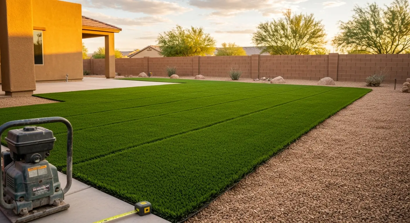 Artificial grass installation