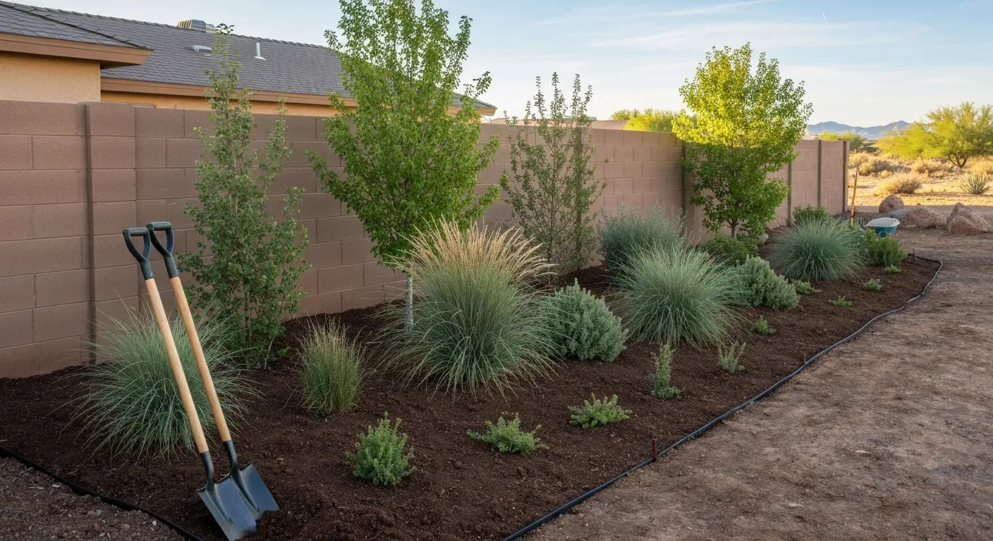 Xeriscape planting