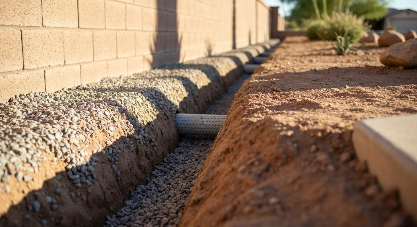 French drain installation Phoenix