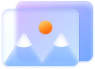 Frosted glass icon