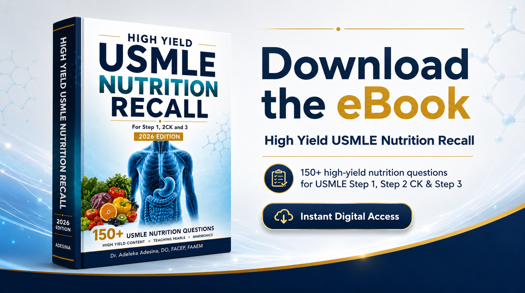 High Yield USMLE Nutrition Recall ebook