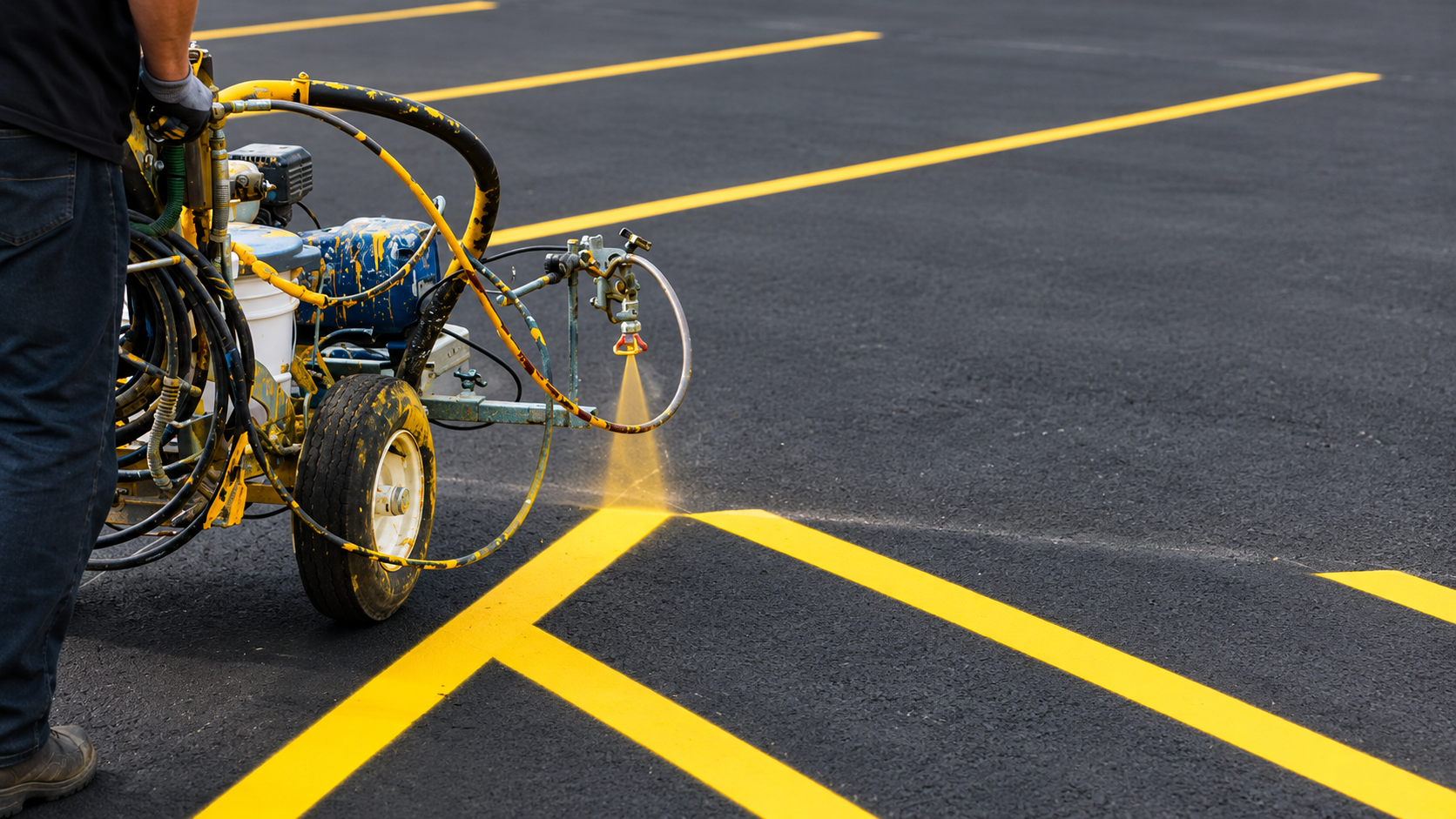 Asphalt Striping in Charleston