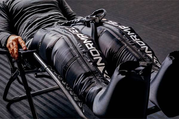 Normatec compression boots at OPC