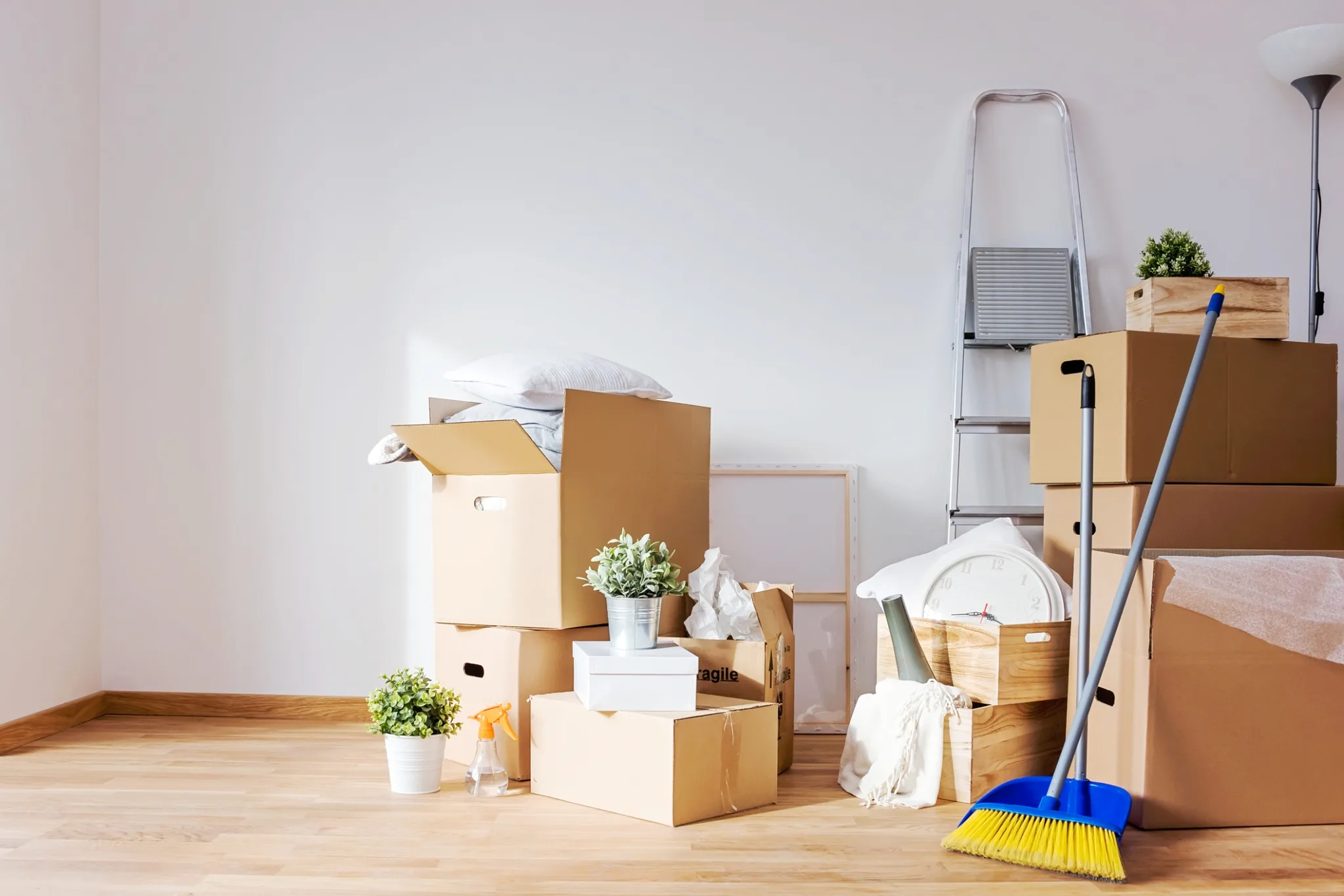 Professional move-out cleaning team preparing a property in Cincinnati, OH