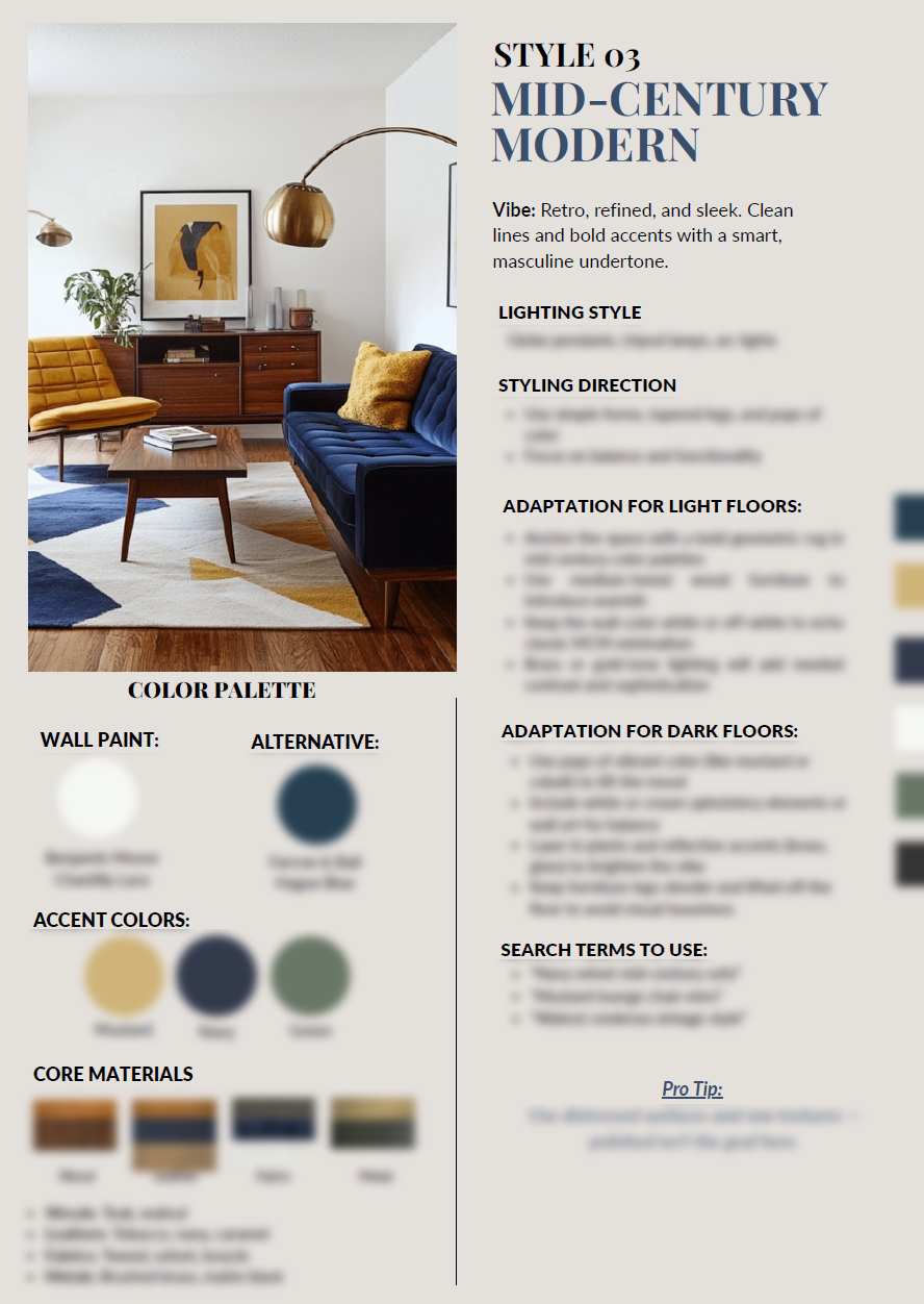 The Masculine Interior Style Guide - Style 3