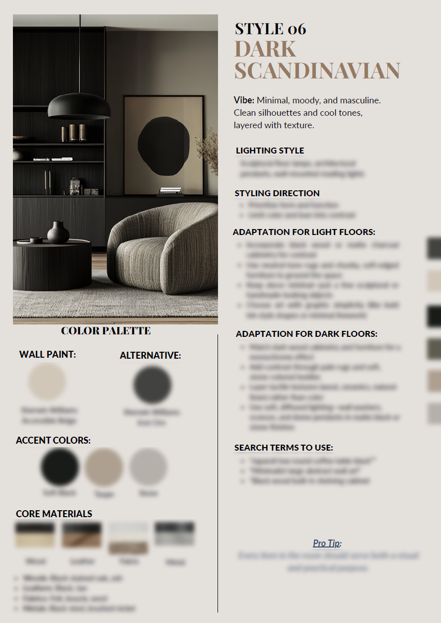 The Masculine Interior Style Guide - Style 6