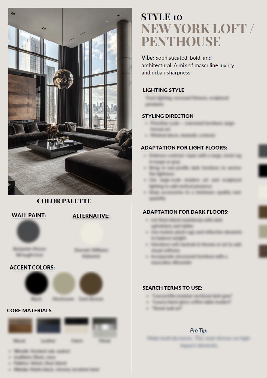 The Masculine Interior Style Guide - Style 10