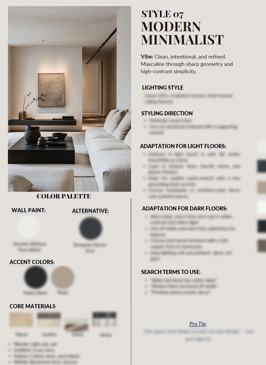 The Masculine Interior Style Guide - Style 7