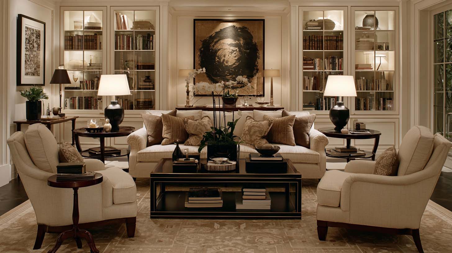 Proper coffee table size proportioned to a sofa and living room seating Proper coffee table size proportioned to a sofa and living room seating