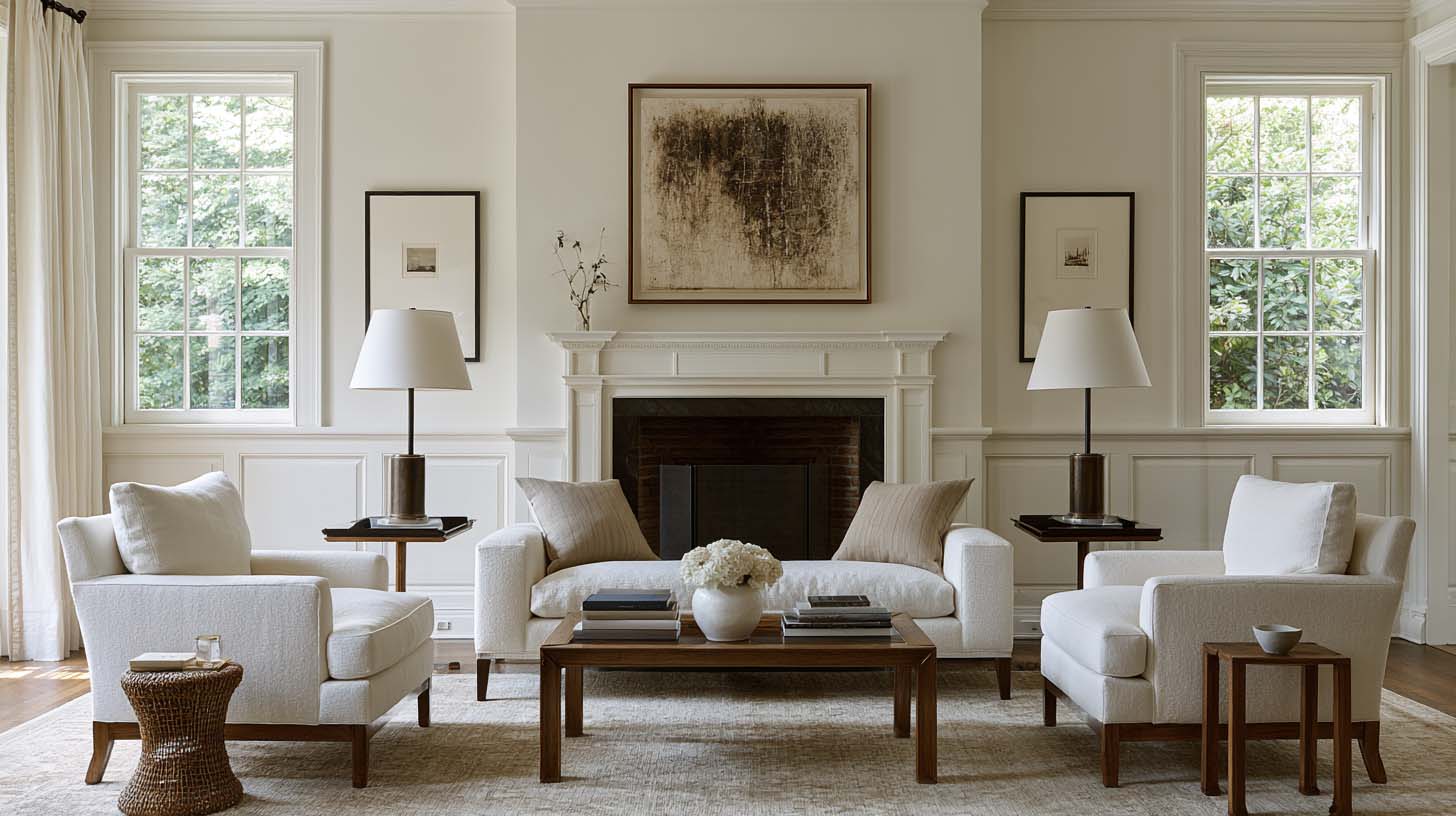 Wainscoting vs board and batten shown in traditionally proportioned interiors Wainscoting vs board and batten shown in traditionally proportioned interiors