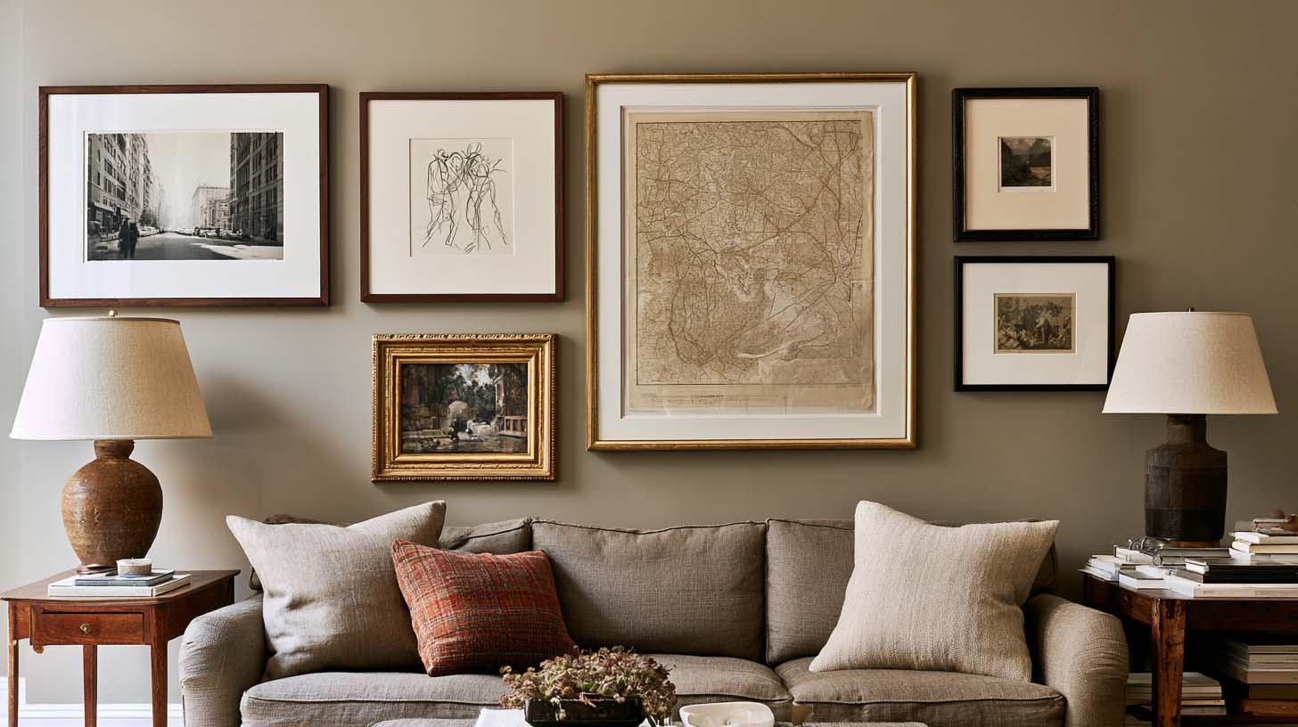 Masculine artwork collection with photography drawings maps paintings and works on paper Masculine artwork collection with photography drawings maps paintings and works on paper