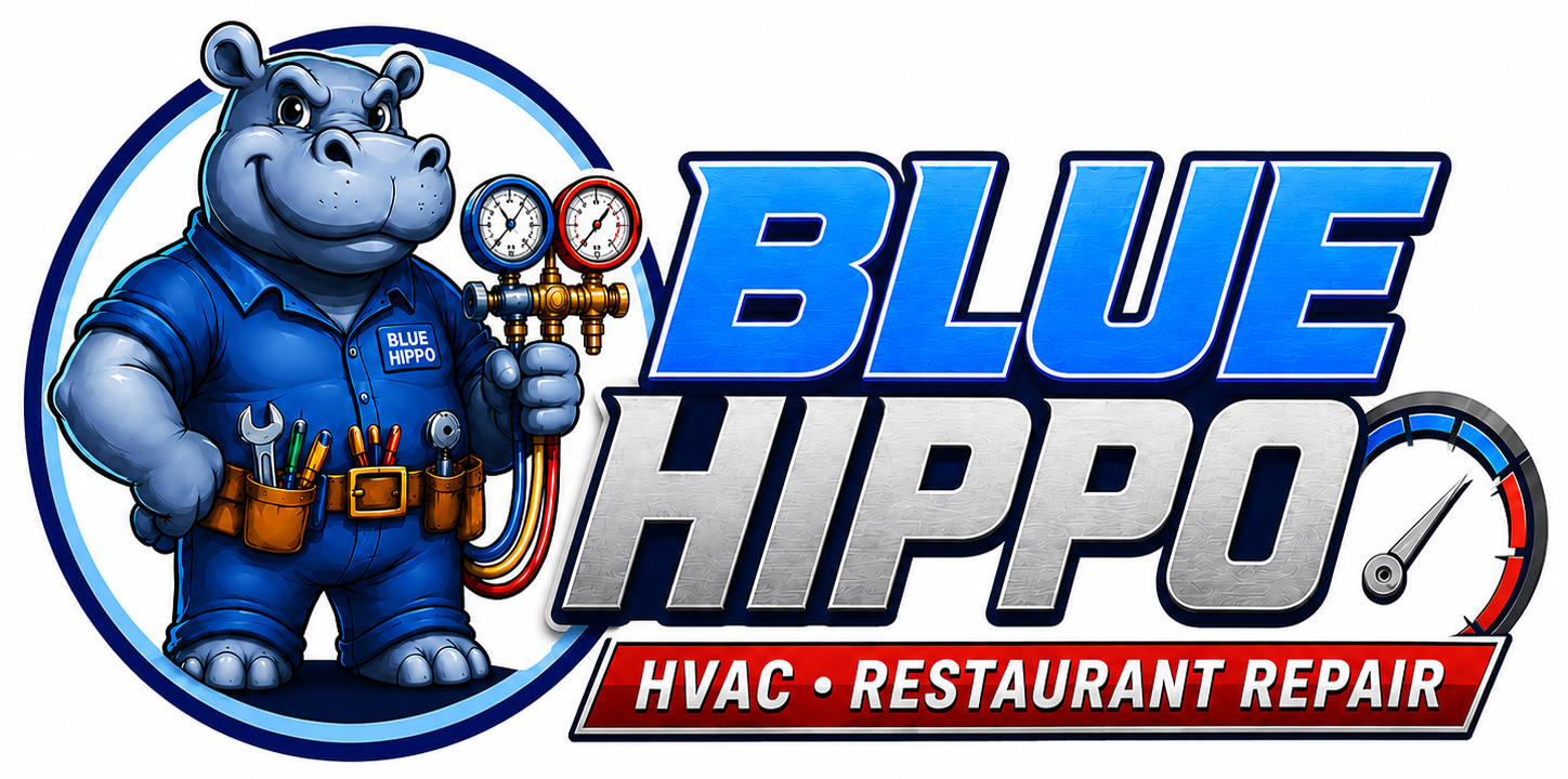 Blue Hippo HVAC logo
