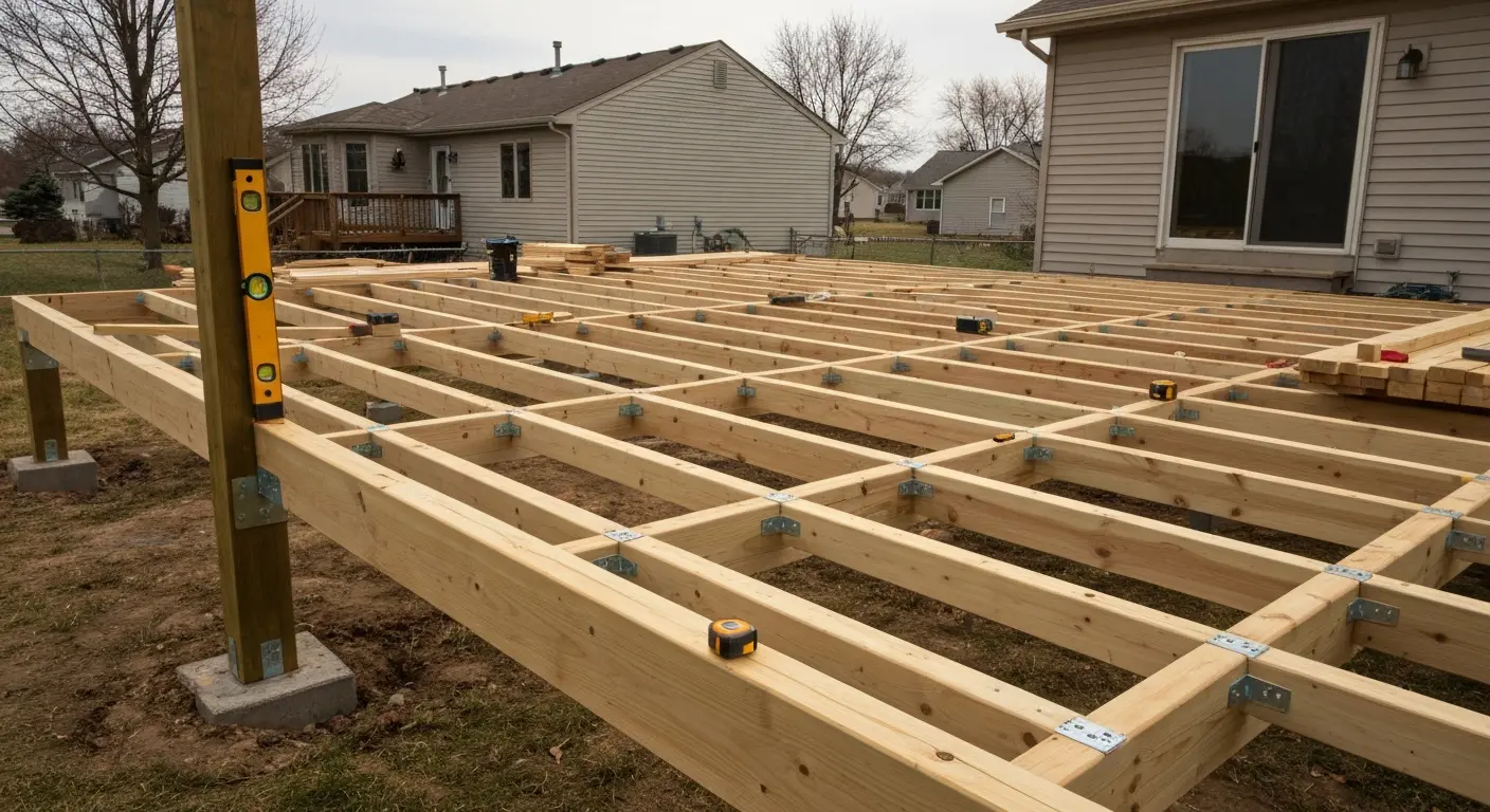 Deck framing project